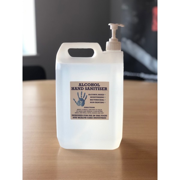  HAND SANITISER 5L - INDUSTRIAL & MANUFACTURING WORKPLACE 